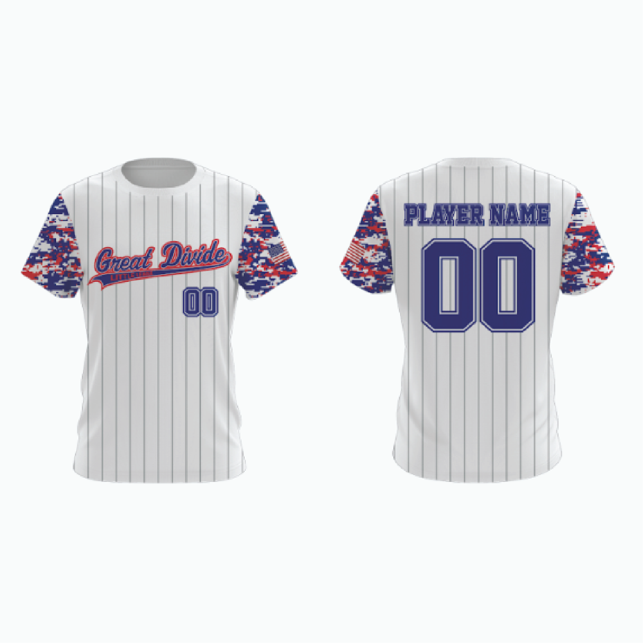 Home & Away Full-Button Baseball Jersey and Hat Package example 20