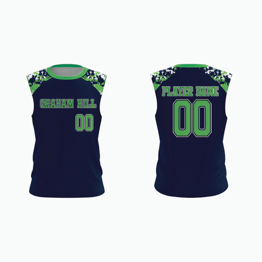 Sleeveless Pullover V-Neck Baseball Jersey example 3