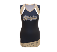 Thumbnail for Sleeveless Cheer Dress (V-Neck)