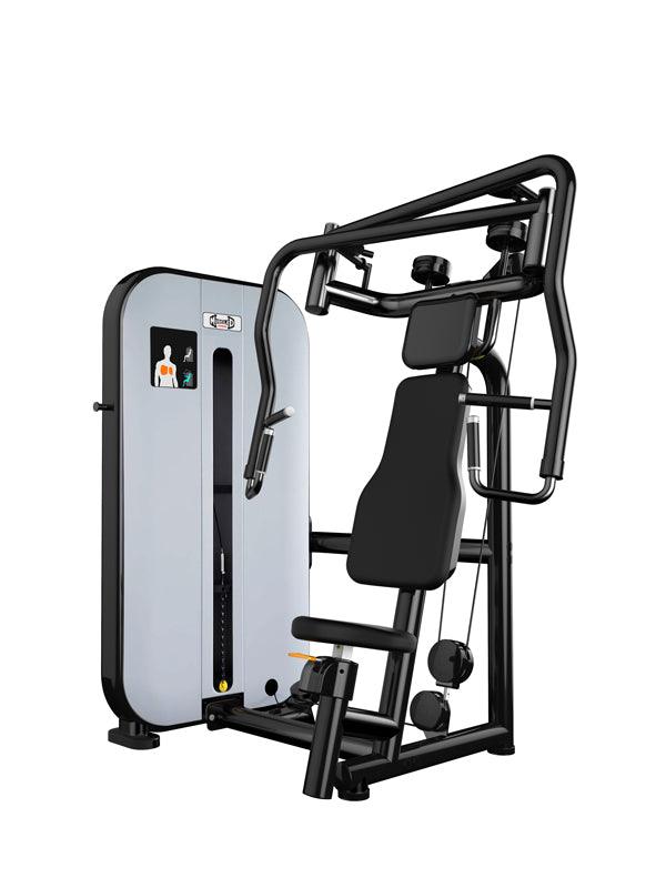 Vogue Chest Press - Muscle D Fitness - Adjustable Seat - Pin Selectorized - Pec Workout
