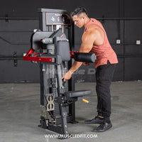 Thumbnail for Classic V2 Selectorized Lateral Raise Machine – Commercial Shoulder Isolation | Muscle D