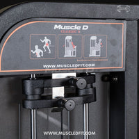 Thumbnail for Classic V2 Selectorized Back / Ab Combo by Muscle D Fitness - Dual Function Core Machine