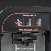 Thumbnail for Classic V2 Selectorized Chest Press | Muscle D Fitness Commercial Machine