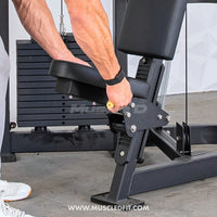 Thumbnail for Classic V2 Selectorized Shoulder Press – Commercial Grade by Muscle D Fitness