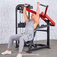 Thumbnail for Classic V2 Selectorized Shoulder Press – Commercial Grade by Muscle D Fitness