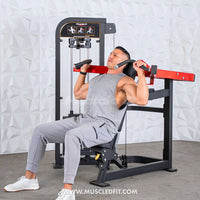 Thumbnail for Classic V2 Selectorized Shoulder Press – Commercial Grade by Muscle D Fitness