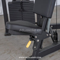 Thumbnail for Classic V2 Selectorized Shoulder Press – Commercial Grade by Muscle D Fitness