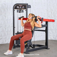 Thumbnail for Classic V2 Selectorized Shoulder Press – Commercial Grade by Muscle D Fitness