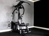 Thumbnail for Compact Single-Stack Multi-Gym - Muscle D Fitness - Leg Extension - Seated Chest Row - Seated Row - Chest Pulley - Ab Crunch - Home Gym