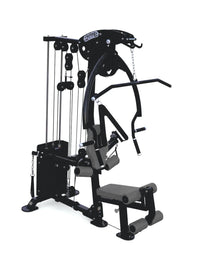 Thumbnail for Compact Single-Stack Multi-Gym - Muscle D Fitness - Leg Extension - Seated Chest Row - Seated Row - Chest Pulley - Ab Crunch - Home Gym