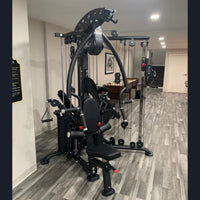 Thumbnail for Megatron Corner Gym - Muscle D Fitness - Leg Extension/Leg Curl - Cable Fly - Functional Column - Chest Press - Seated Row - Lat Pulldown