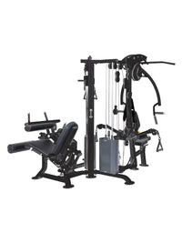 Thumbnail for Megatron Corner Gym - Muscle D Fitness - Leg Extension/Leg Curl - Cable Fly - Functional Column - Chest Press - Seated Row - Lat Pulldown