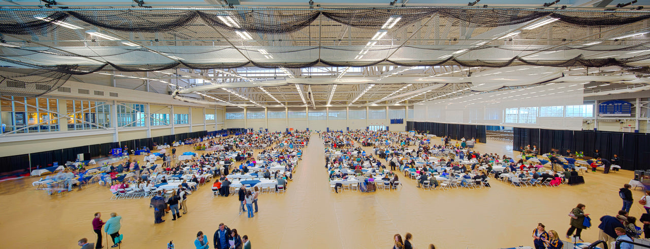 Custom gym floor covers for event