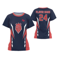 Thumbnail for Crewneck Short Sleeve Pullover Softball Jersey