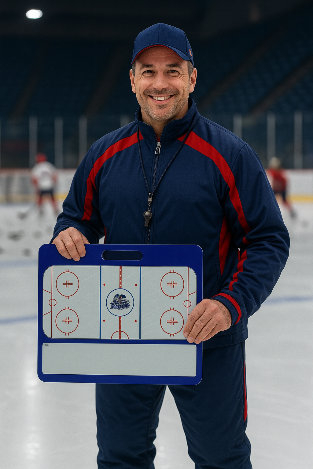 custom ice hockey 23 x 18 dry erase board