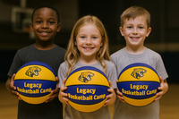 Thumbnail for Custom basketball displayed in school team store