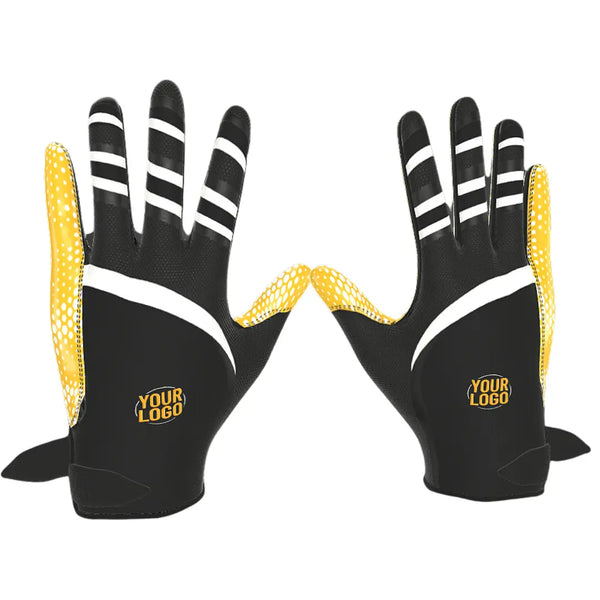 Custom palm deals logo football gloves