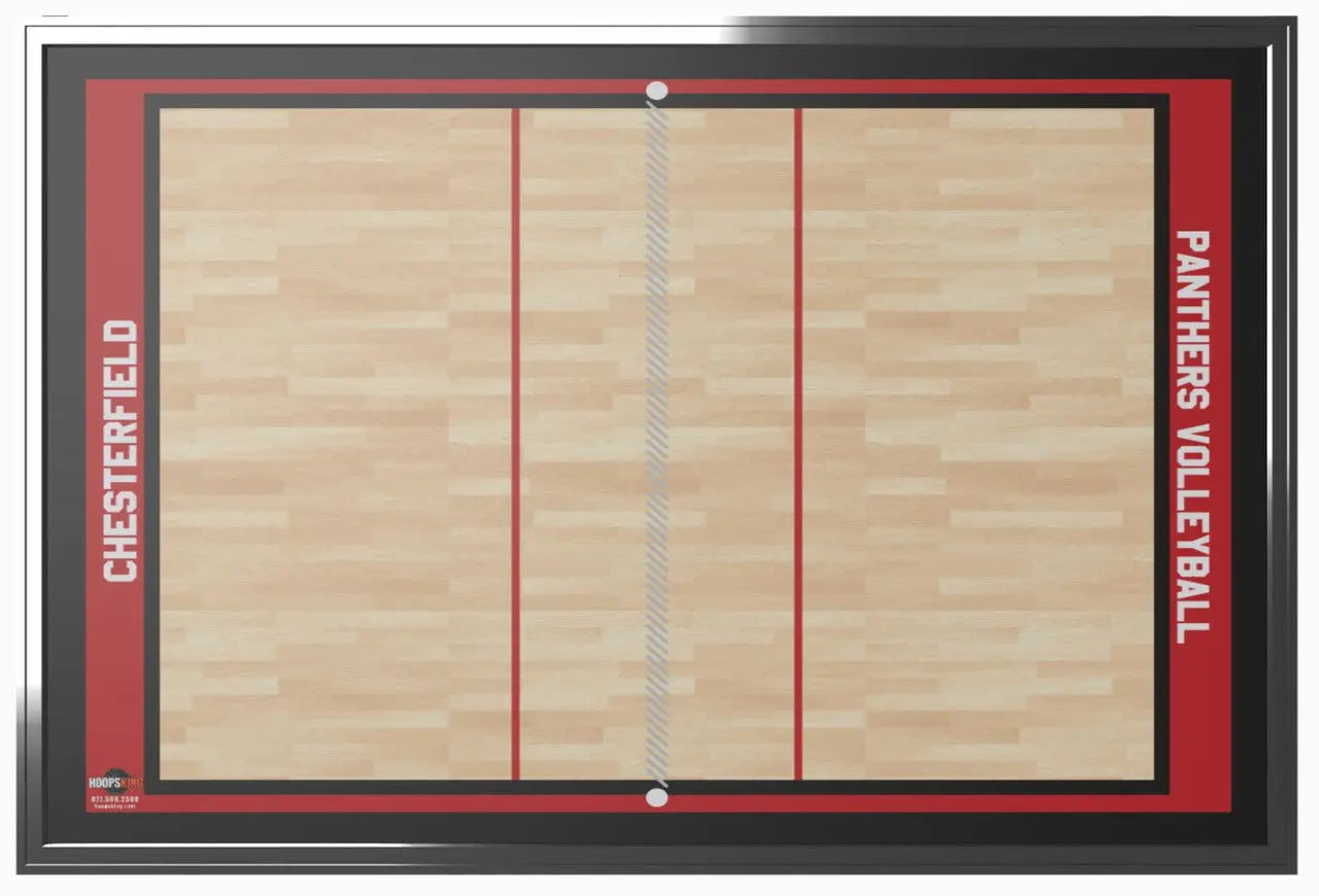 Volleyball Wall Mounted Locker-room Board (24x18" or 36x24") HoopsKing