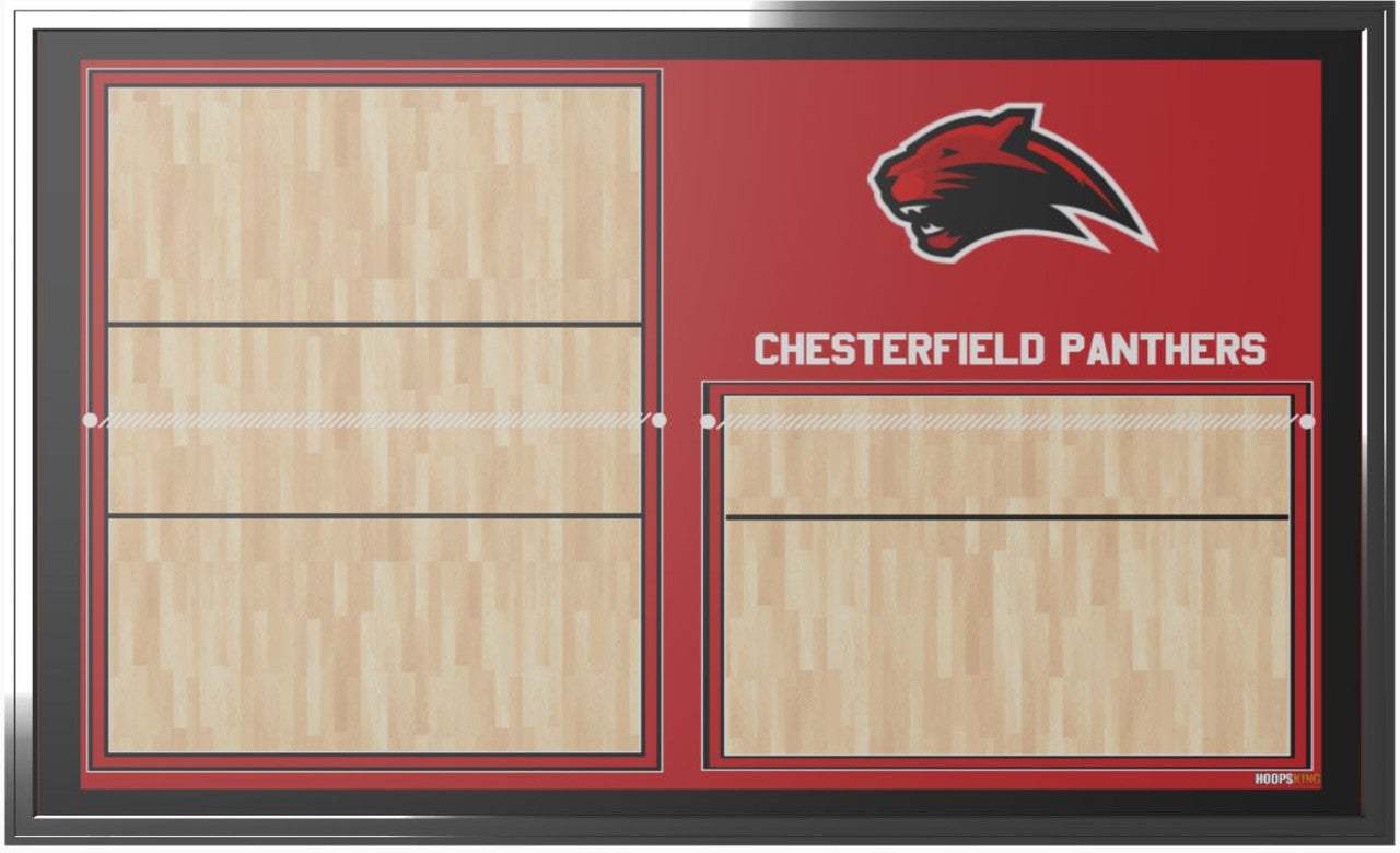 Volleyball Wall Mounted Locker-room Board (24x18" or 36x24")