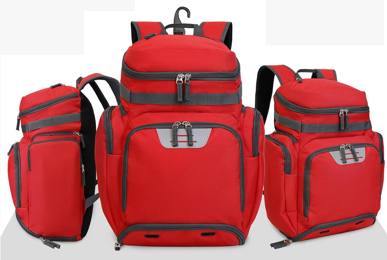Custom Backpack with Ball & Shoe Compartment Custom Backpack with Ball & Shoe Compartment