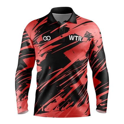 Custom Long Sleeve E-Sports Polo Shirts