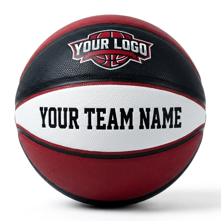 Custom basketball with logo for camps schools and team stores