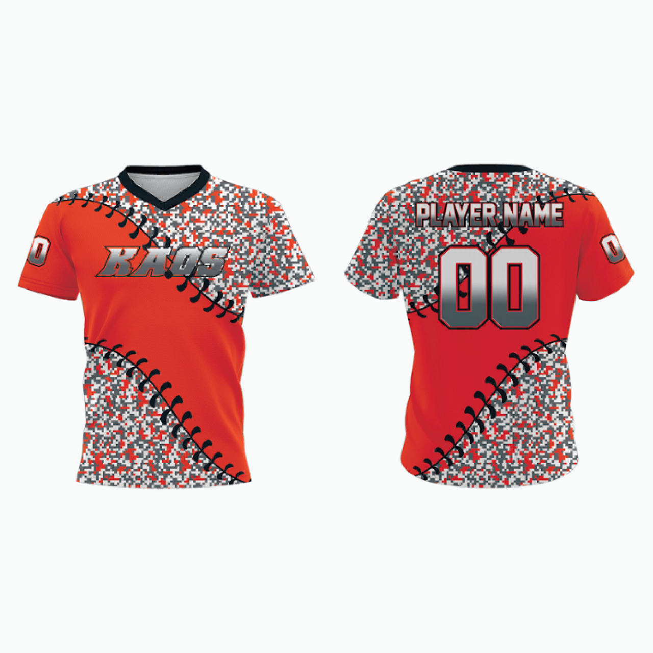 V-Neck Pullover Baseball Jersey example 19