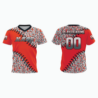 Thumbnail for V-Neck Pullover Baseball Jersey example 19