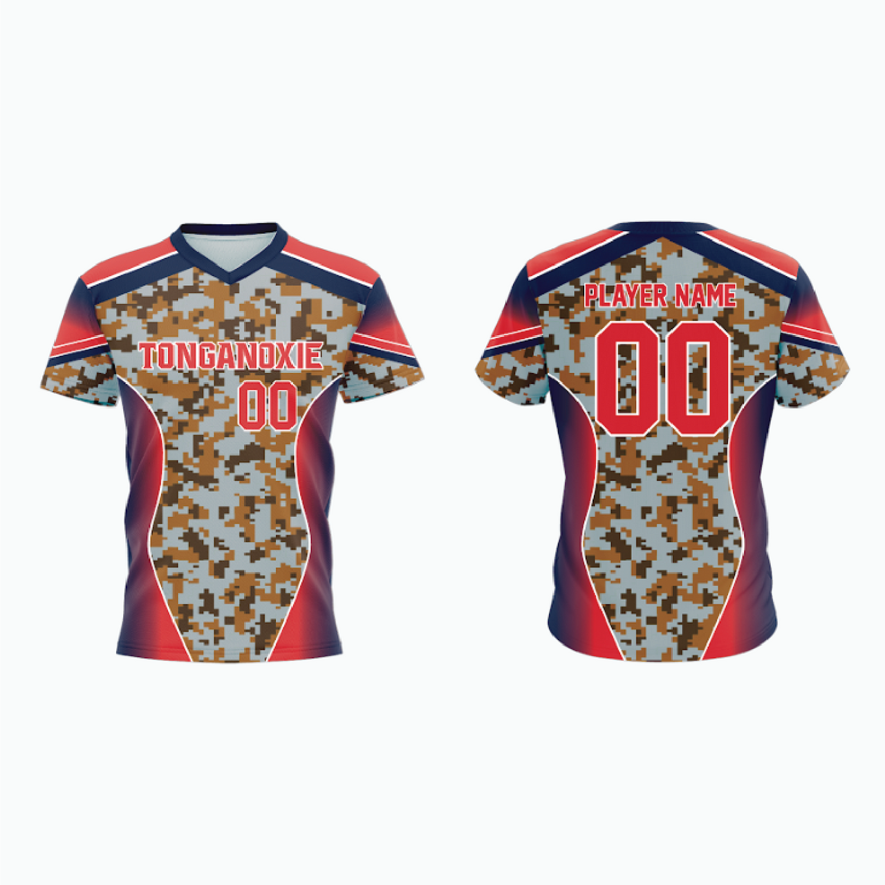 V-Neck Pullover Baseball Jersey example 4