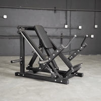 Thumbnail for Black linear bearing row machine with adjustable pad and multi-grip handles.