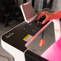 Thumbnail for Low Profile Treadmill - Muscle D Fitness - LED Display - Heart Rate Monitor - Flex Deck for Low Impact - Adjustable Speed - Phone / Tablet Holder