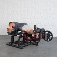 Thumbnail for Pro Strength Prone Leg Curl - Muscle D Fitness - Adjustable Plate Loaded Hamstring Machine
