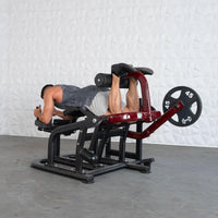 Thumbnail for Pro Strength Prone Leg Curl - Muscle D Fitness - Adjustable Plate Loaded Hamstring Machine