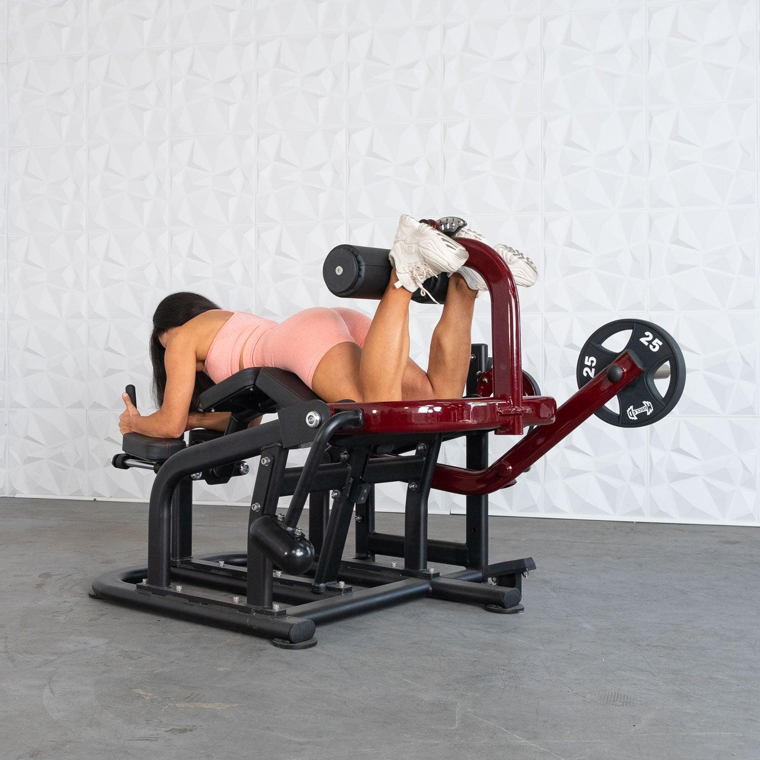 Pro Strength Prone Leg Curl - Hamstring Machine | HoopsKing