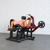 Thumbnail for Pro Strength Prone Leg Curl - Muscle D Fitness - Adjustable Plate Loaded Hamstring Machine