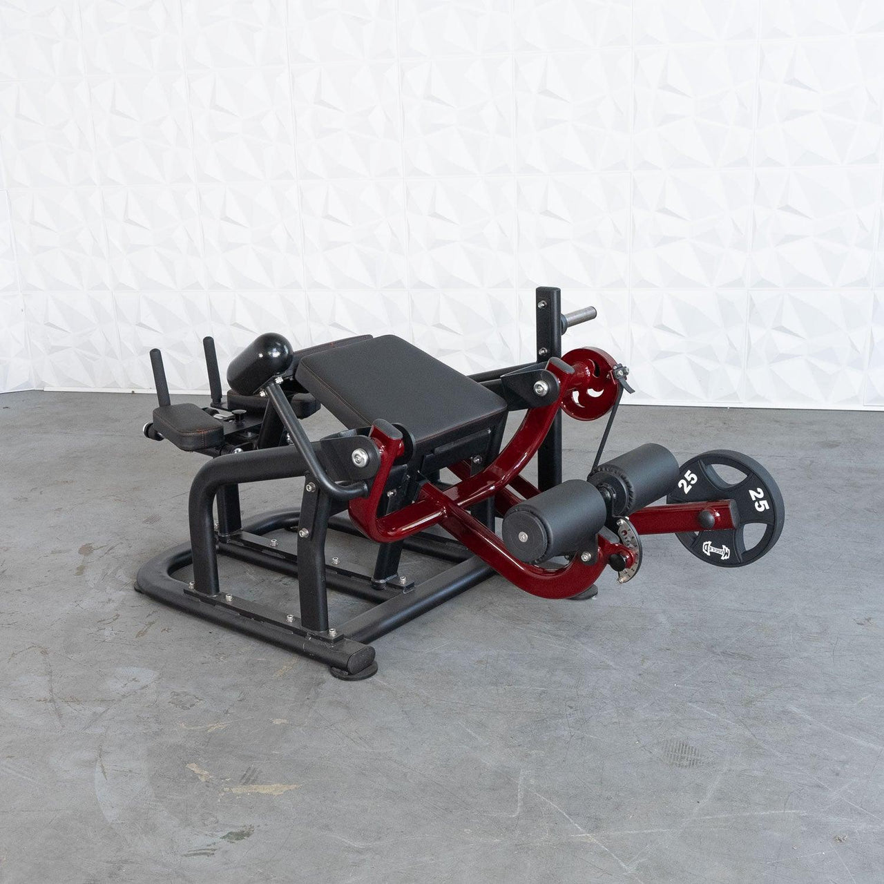 Pro Strength Prone Leg Curl - Muscle D Fitness - Adjustable Plate Loaded Hamstring Machine
