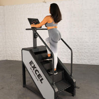 Thumbnail for Light Commercial Stair Climber - Muscle D Fitness - Stepmill - LED Display - Heart Rate Monitor - Heavy Duty Chain Drive