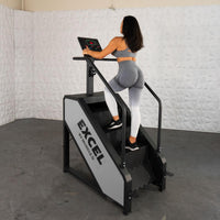 Thumbnail for Light Commercial Stair Climber - Muscle D Fitness - Stepmill - LED Display - Heart Rate Monitor - Heavy Duty Chain Drive