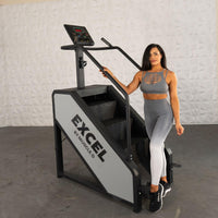 Thumbnail for Light Commercial Stair Climber - Muscle D Fitness - Stepmill - LED Display - Heart Rate Monitor - Heavy Duty Chain Drive