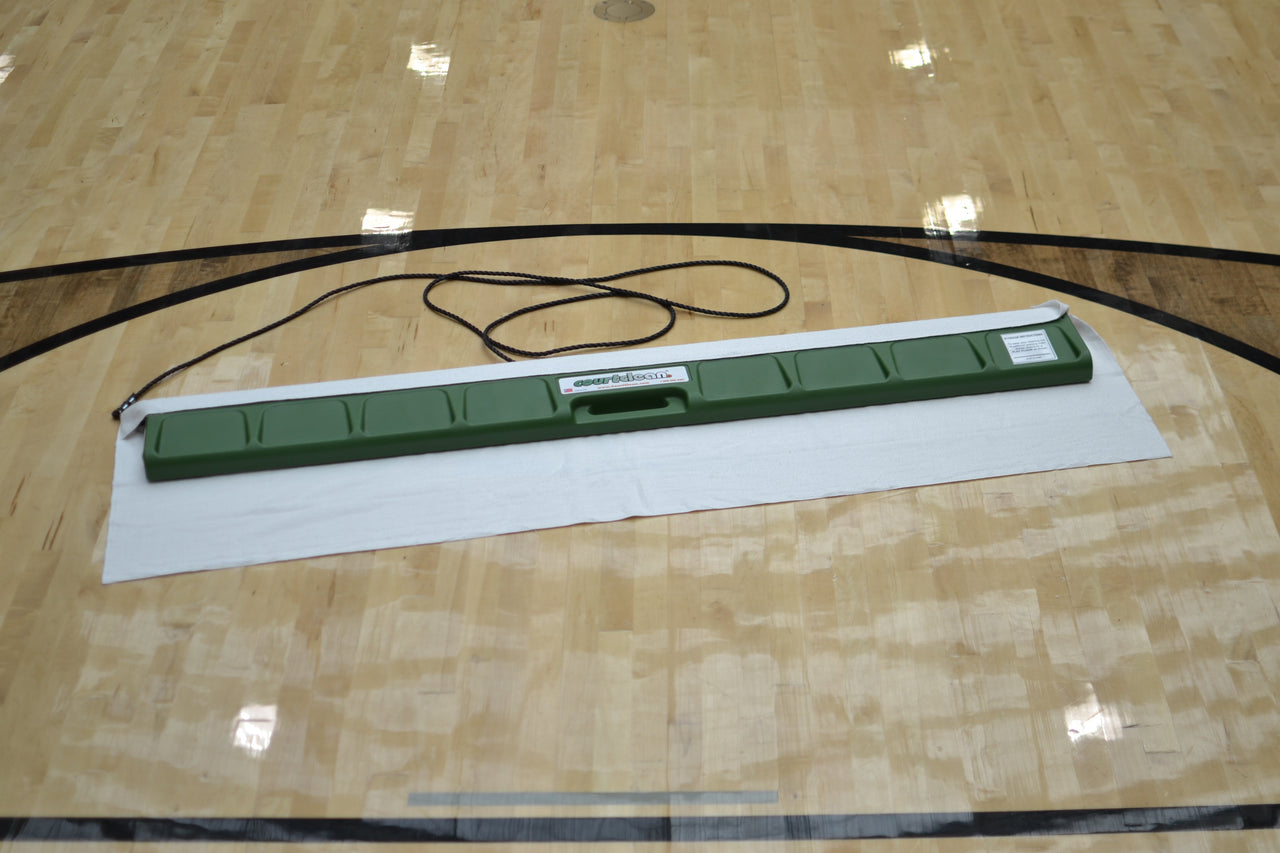 Court Clean damp mop system with pull rope and towel