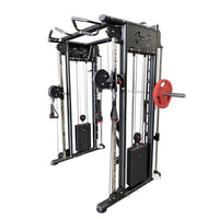 Thumbnail for Megatron Dual Adjustable Pulley / Smith Combo - Muscle D Fitness - Selectorized Weight Adjustment - Functional Pull-Up Bar - Dual Station