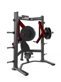 Thumbnail for Elite Leverage Decline Chest Press - Muscle D Fitness - Commercial - Adjustable Seat - Plate Loaded