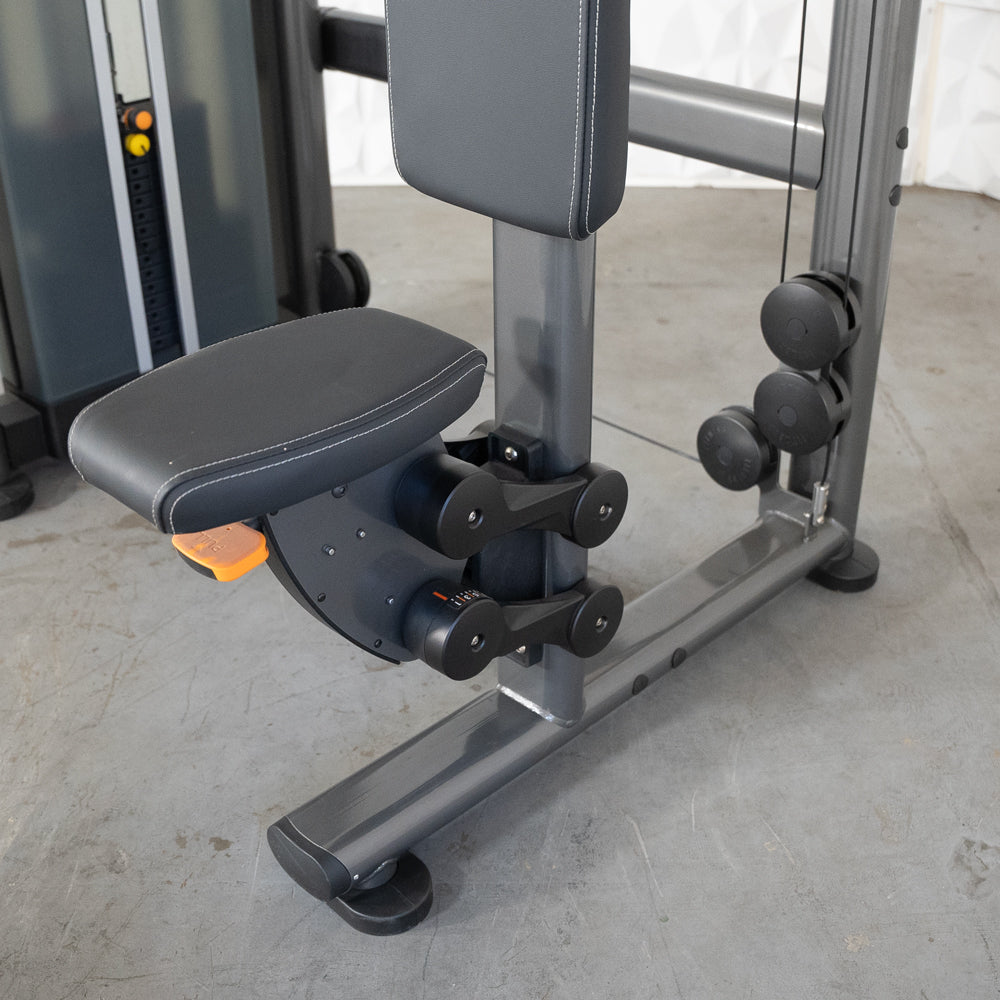 Elite Plus Pec / Rear Delt - Muscle D Fitness - Commercial Grade - Adjustable Seat - Pin Selectorized - Combo Machine