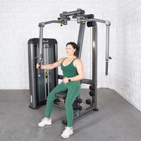 Thumbnail for Elite Plus Pec / Rear Delt - Muscle D Fitness - Commercial Grade - Adjustable Seat - Pin Selectorized - Combo Machine