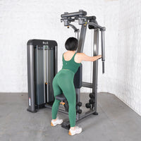 Thumbnail for Elite Plus Pec / Rear Delt - Muscle D Fitness - Commercial Grade - Adjustable Seat - Pin Selectorized - Combo Machine