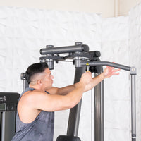 Thumbnail for Elite Plus Pec / Rear Delt - Muscle D Fitness - Commercial Grade - Adjustable Seat - Pin Selectorized - Combo Machine