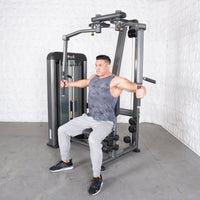 Thumbnail for Elite Plus Pec / Rear Delt - Muscle D Fitness - Commercial Grade - Adjustable Seat - Pin Selectorized - Combo Machine
