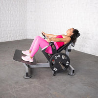 Thumbnail for Excel Base Plate Loaded Hip Thruster - Muscle D Fitness -  Leverage Glute Drive