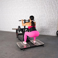 Thumbnail for Excel Glute Line Belt Squat - Muscle D Fitness - Plate Loaded Belt Squat - Non Slip Deck