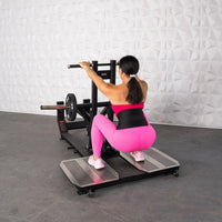 Thumbnail for Excel Glute Line Belt Squat - Muscle D Fitness - Plate Loaded Belt Squat - Non Slip Deck